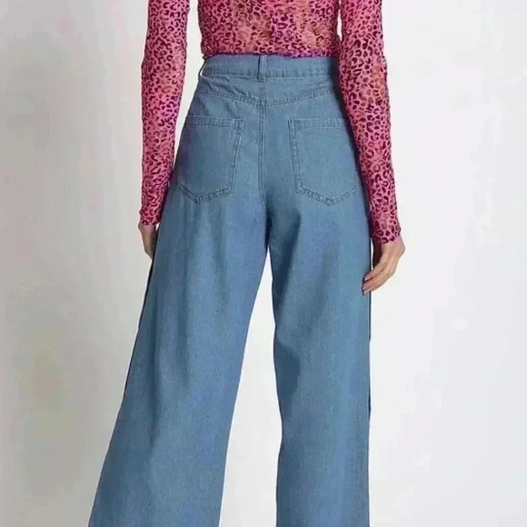 Take Me Back Wide Leg Denim Pant - Picture 4 of 5